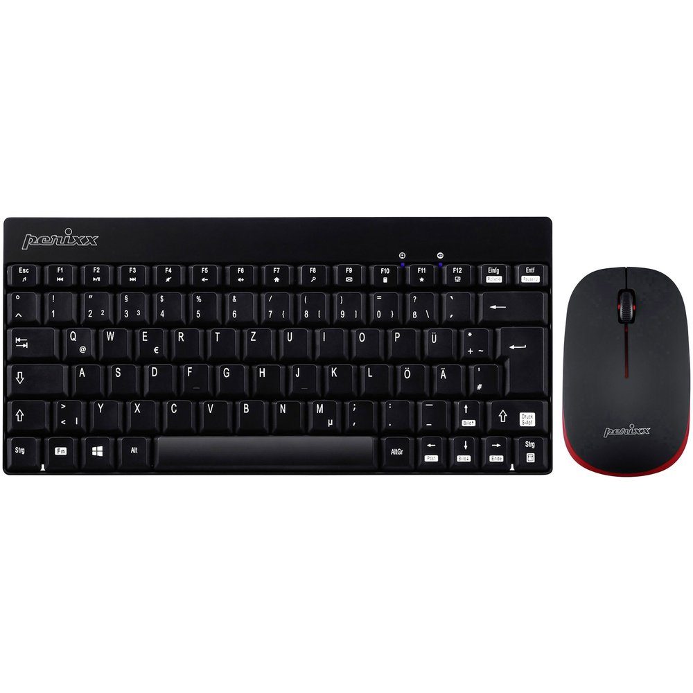 Perixx Perixx PERIDUO-712BDE USB Tastatur, Maus-Set Deutsch, QWERTZ Schwarz Tastatur- und Maus-Set