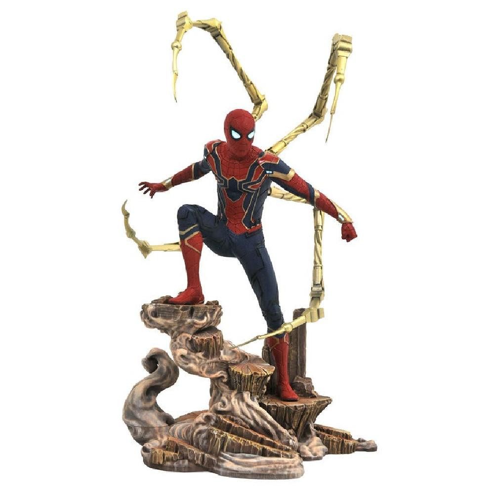 Diamond Select Toys Sammelfigur Marvel Avengers Infinity War Iron Spiderman diorama Figur 23cm