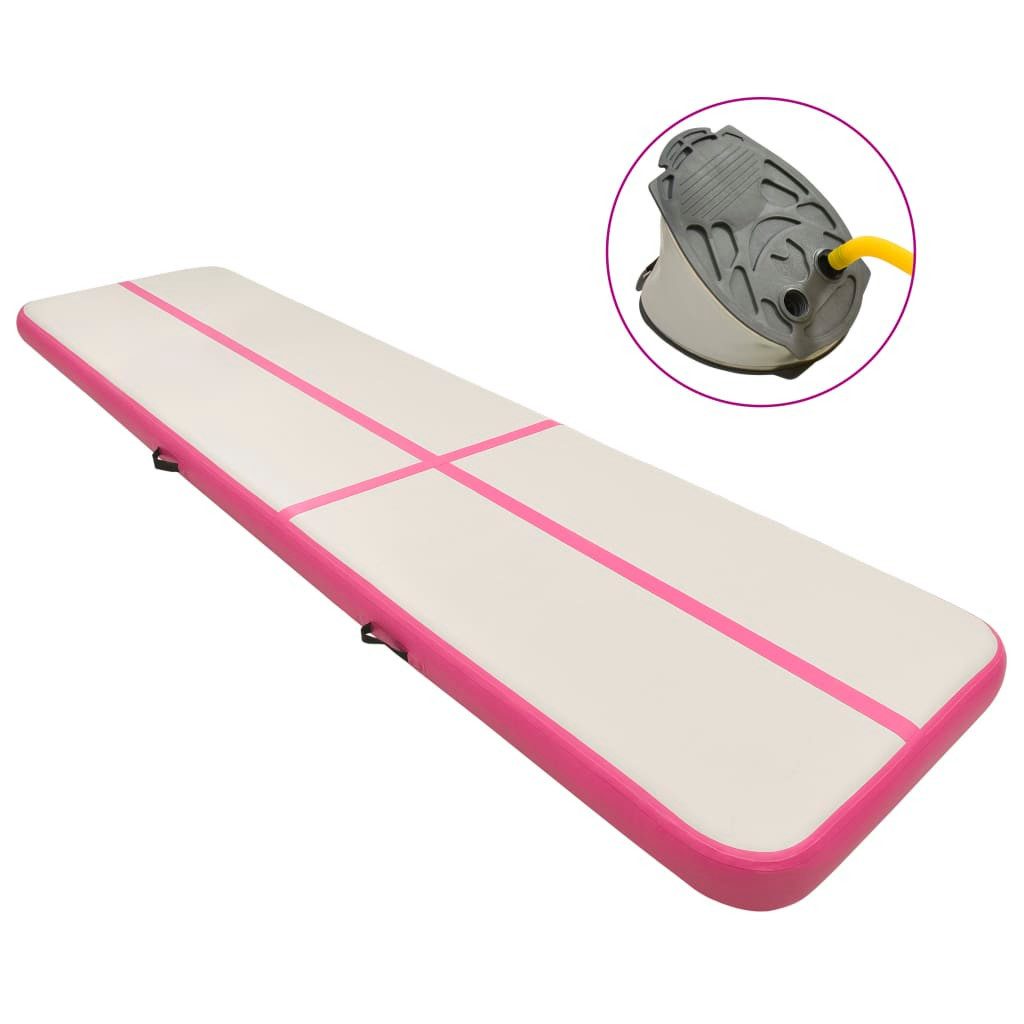 Trainingsmatte 700 x 100 x 20 cm Air Turnmatte Track Tumbling Matte Aufblasbare mit P