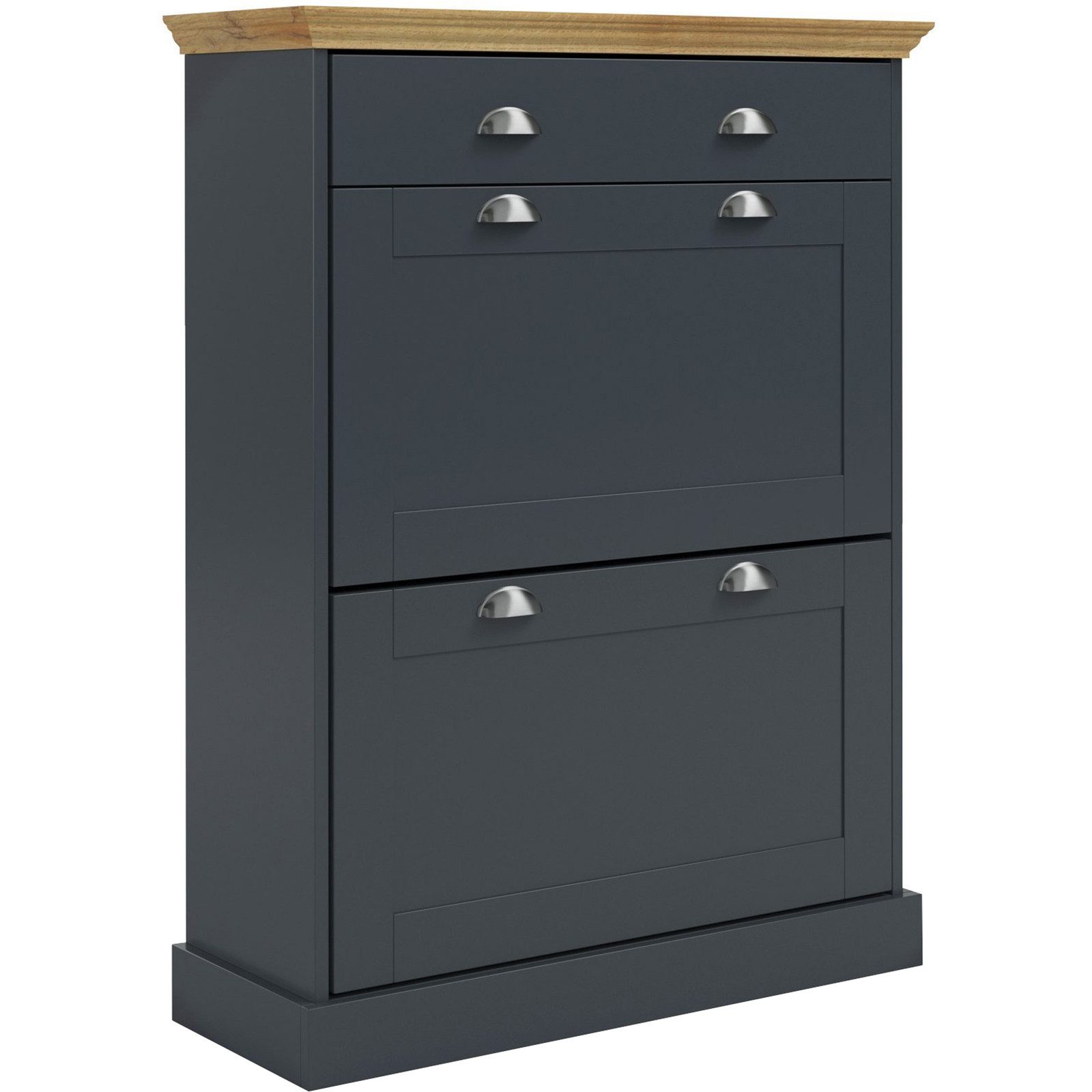 freiraum Schuhkipper Motala, in Anthrazit - 80x105x35cm (BxHxT)