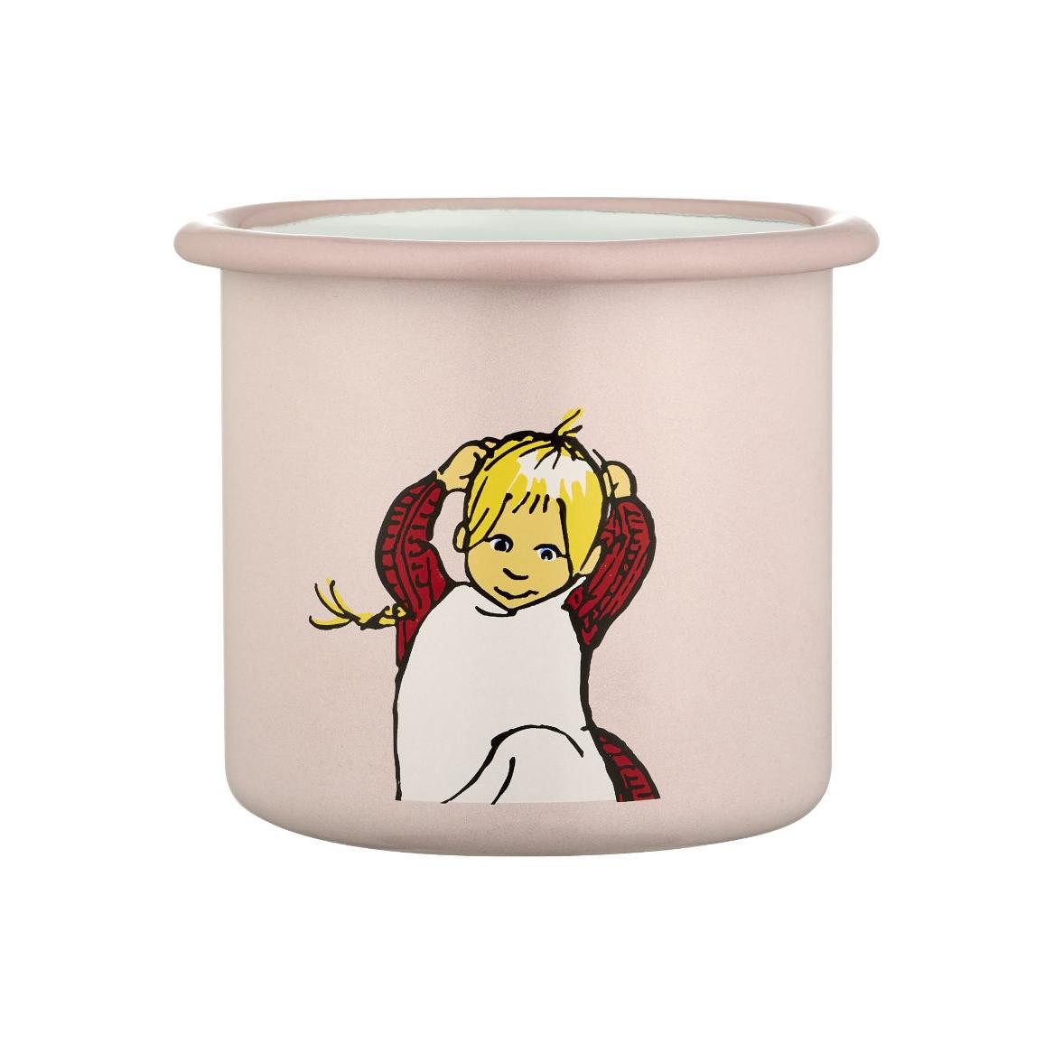 Muurla Kindergeschirr-Set Tasse Michel aus Lönneberga Ida Rosa (250 ml) – Bild 3 von 4