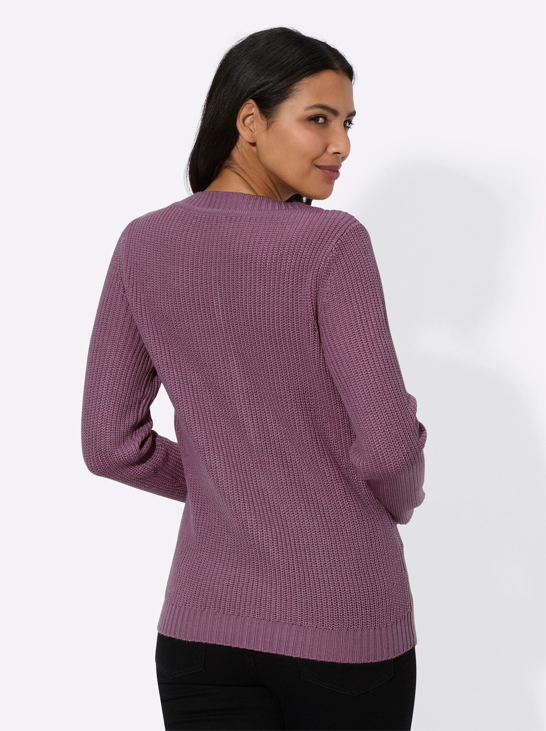 Sieh an! Strickpullover Langarm-Pullover günstig online kaufen