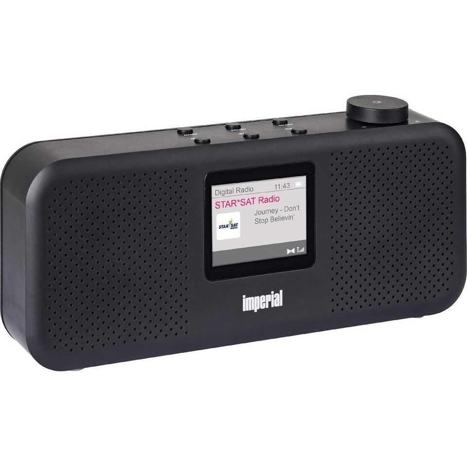 IMPERIAL by TELESTAR DABMAN 16 DAB+/UKW Stereoradio mit Weckfunktion  Sleeptimer Digitalradio (DAB) (DAB+, UKW Radio, Senderspeicher für 20 DAB+  und 20 UKW Sender, großes Farbdisplay)