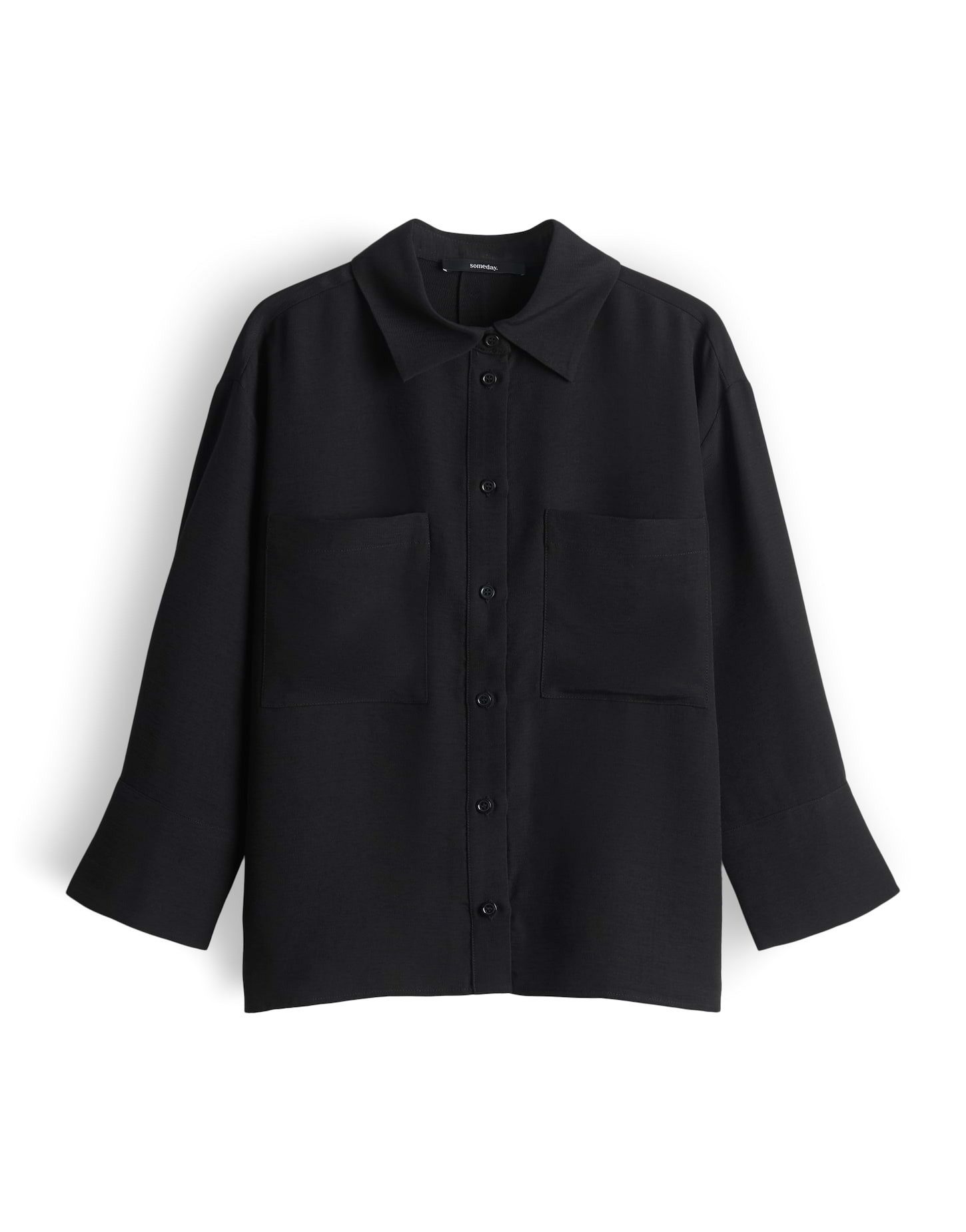 someday Hemdbluse Zuvia Weite Passform, aufgesetzte Taschen vorne mit Beweg günstig online kaufen