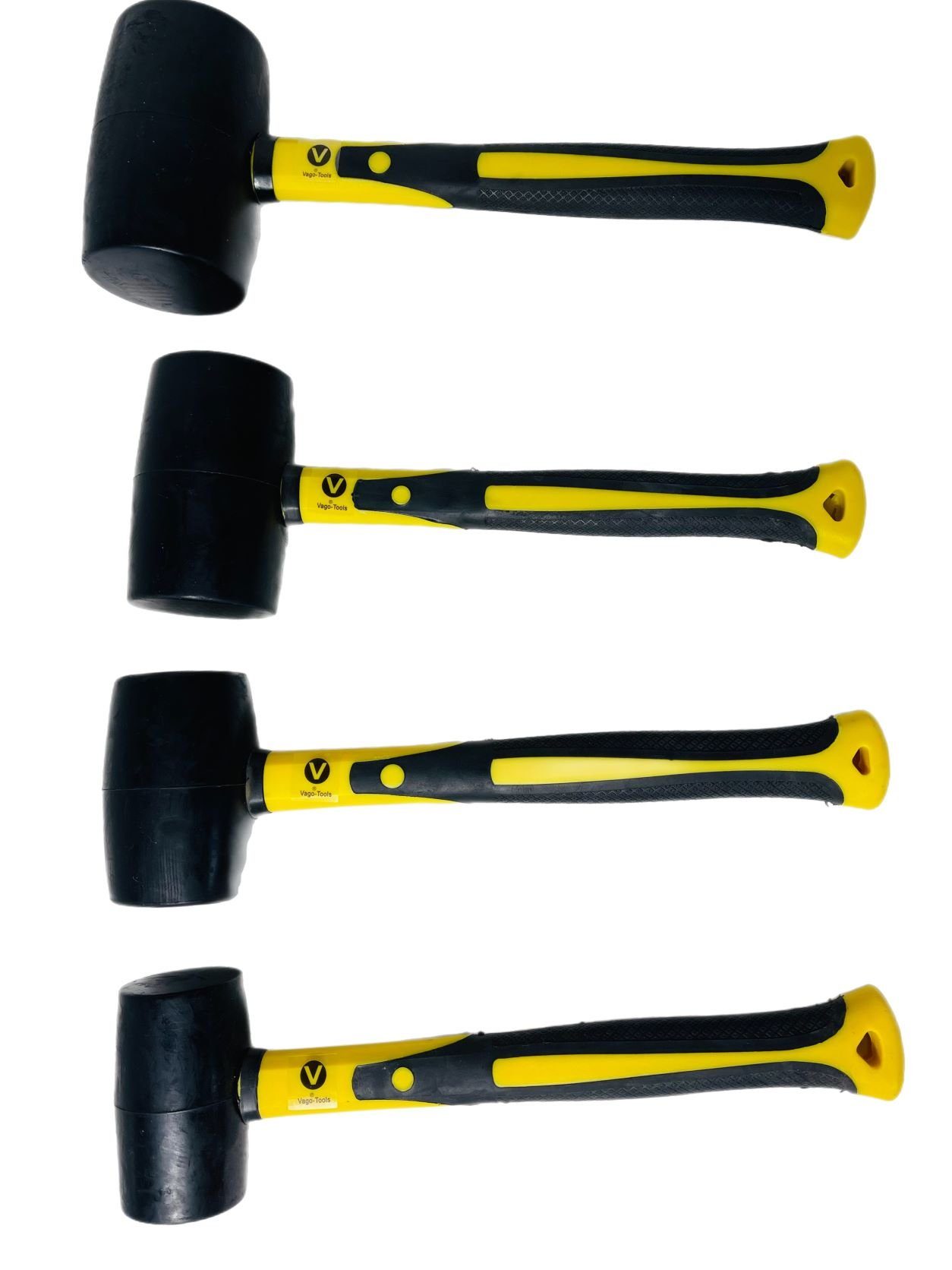 Hammer Gummihammer Hammer 370/500/700/1200g 4 tlg Set