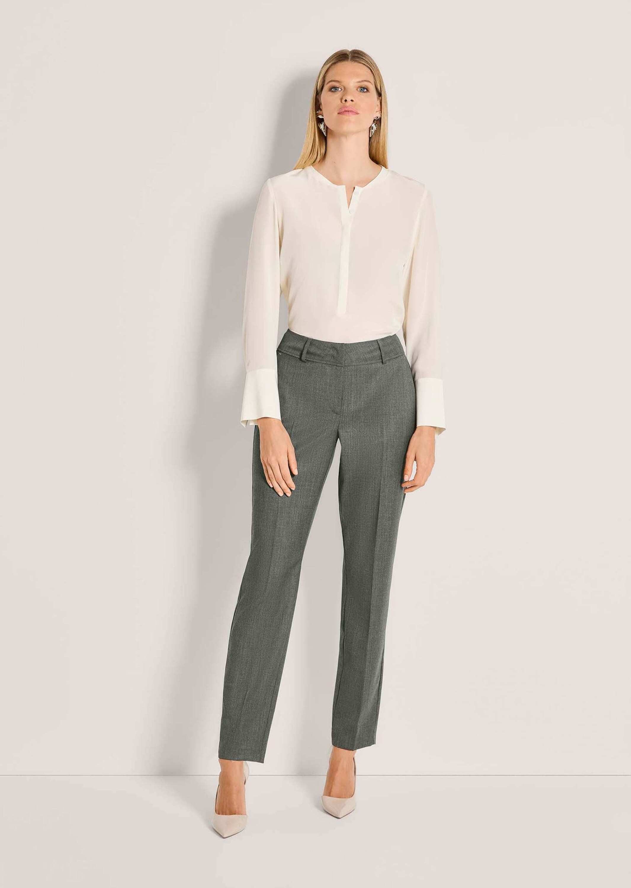 MADELEINE Stoffhose Bügelfaltenhose mit Formbund Businesshose mit Formbund, günstig online kaufen