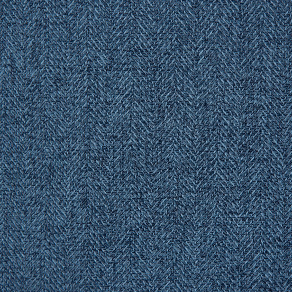 blickdicht, handmade, St), Streifen LEBEN., Germany, SCHÖNER Vorhang blau in LEBEN. vorgewaschen meliert 245cm, made Vorhang Fischgrätmuster (1 SCHÖNER