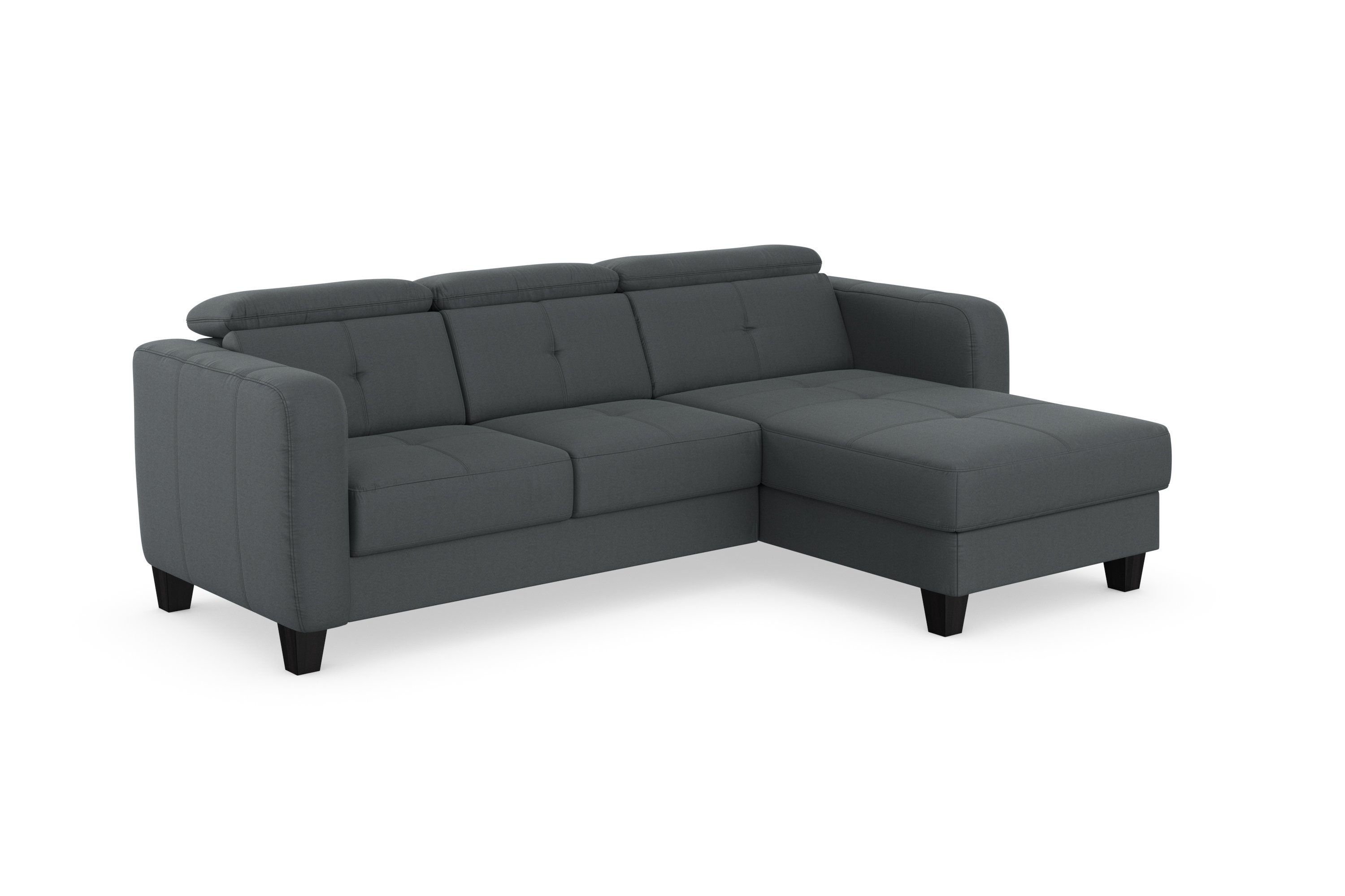 Belluci, und inklusive Bettfunktion wahlweise mit Ecksofa Bettkasten sit&more Federkern,