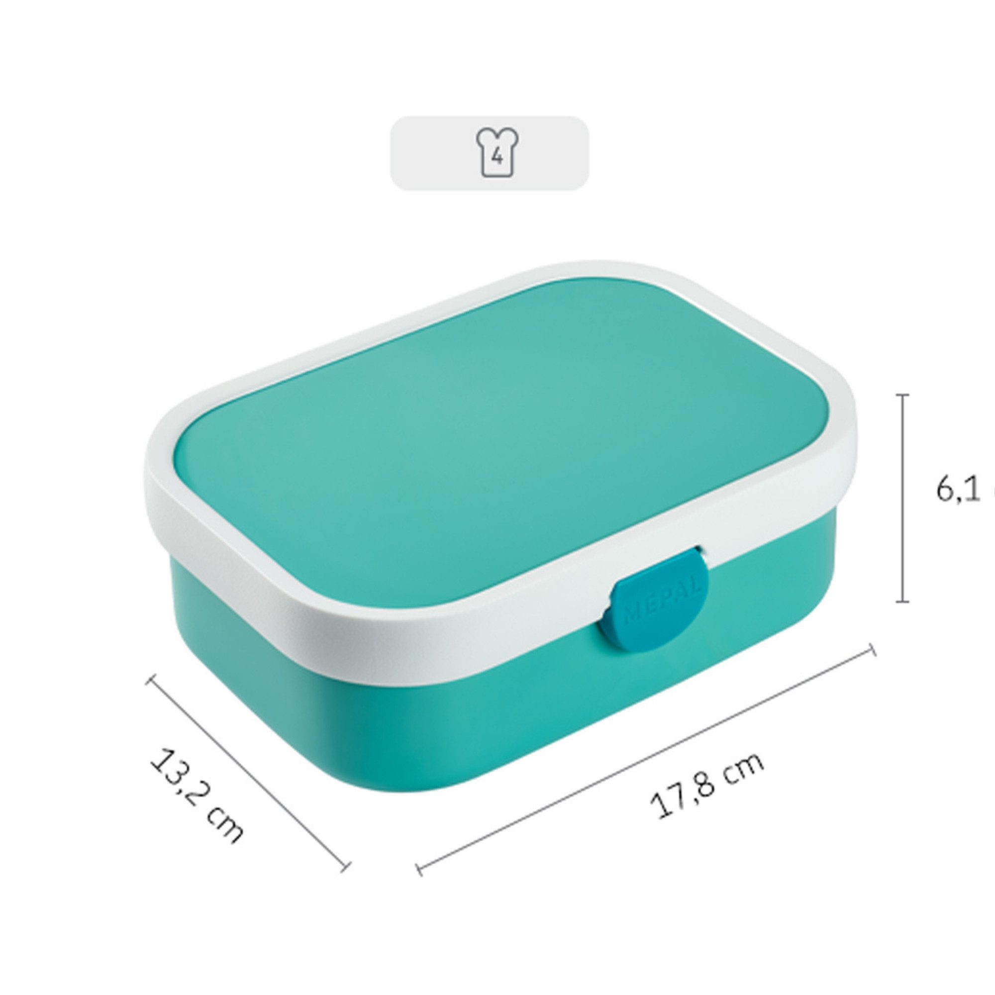 Mepal Lunchbox Mepal Campus 750 ml Lunchbox Aquarelltier - Wal