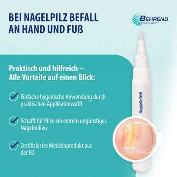 Behrend Homecare Nagelpilz-Behandlungsstift Behrend Homecare – Nagelpilz Stift für eine schnelle Behandlung