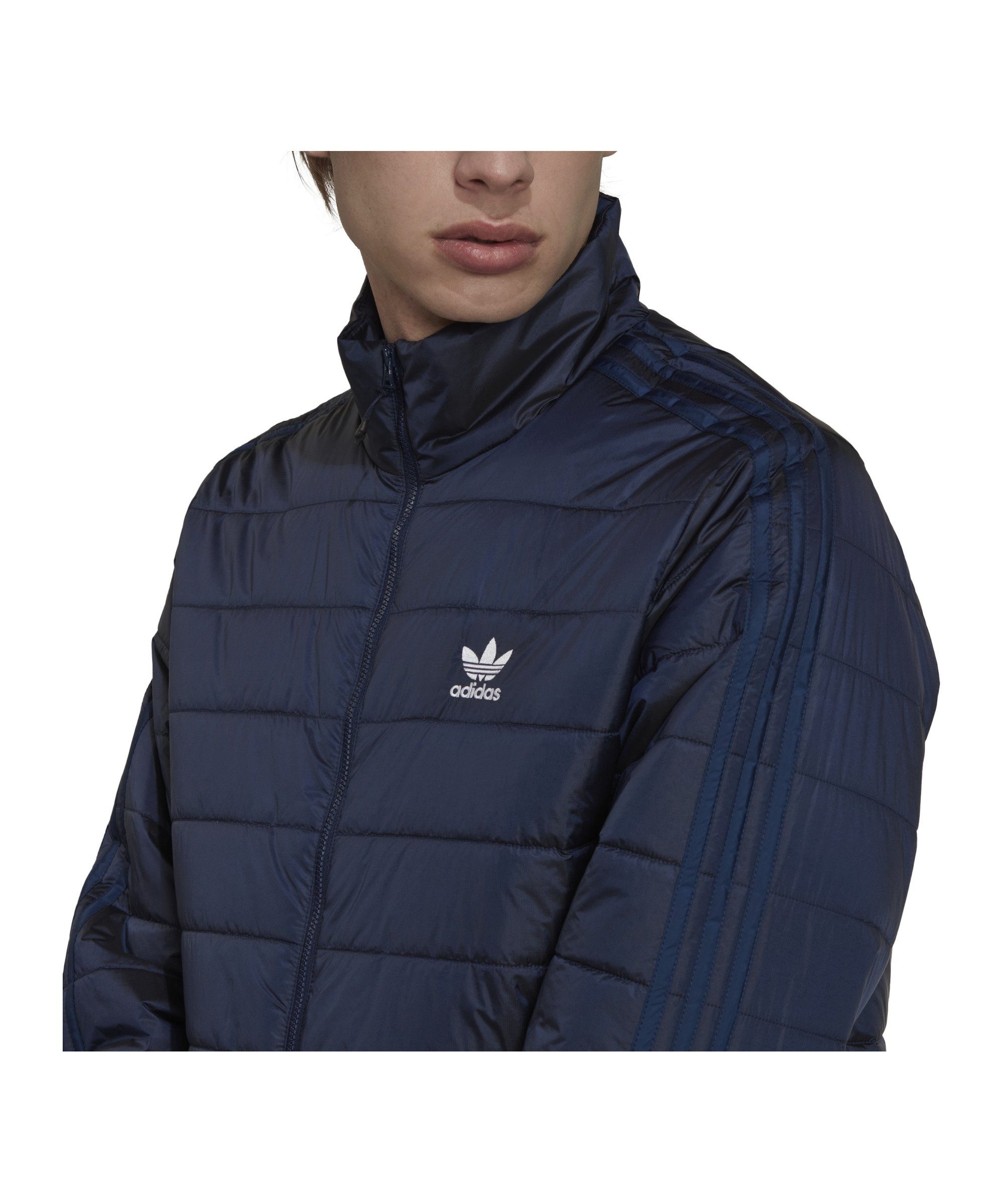 adidas Originals Sweatjacke Padpuff Jacke Stand blau