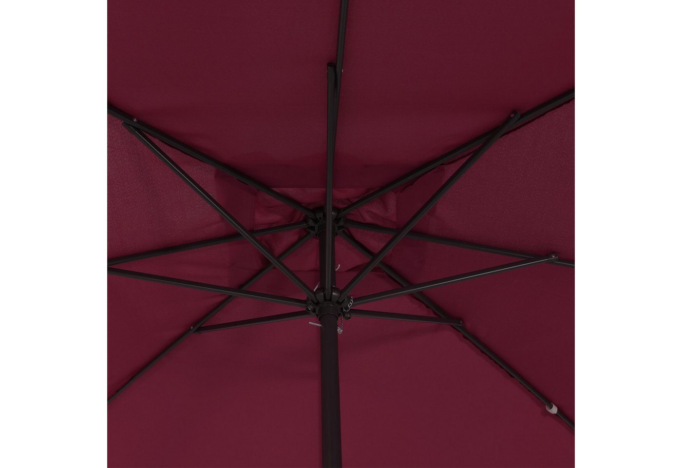 Thumbnail - vidaXL Sonnenschirm Sonnenschirm Quadratisch 295x245 cm Bordeauxrot