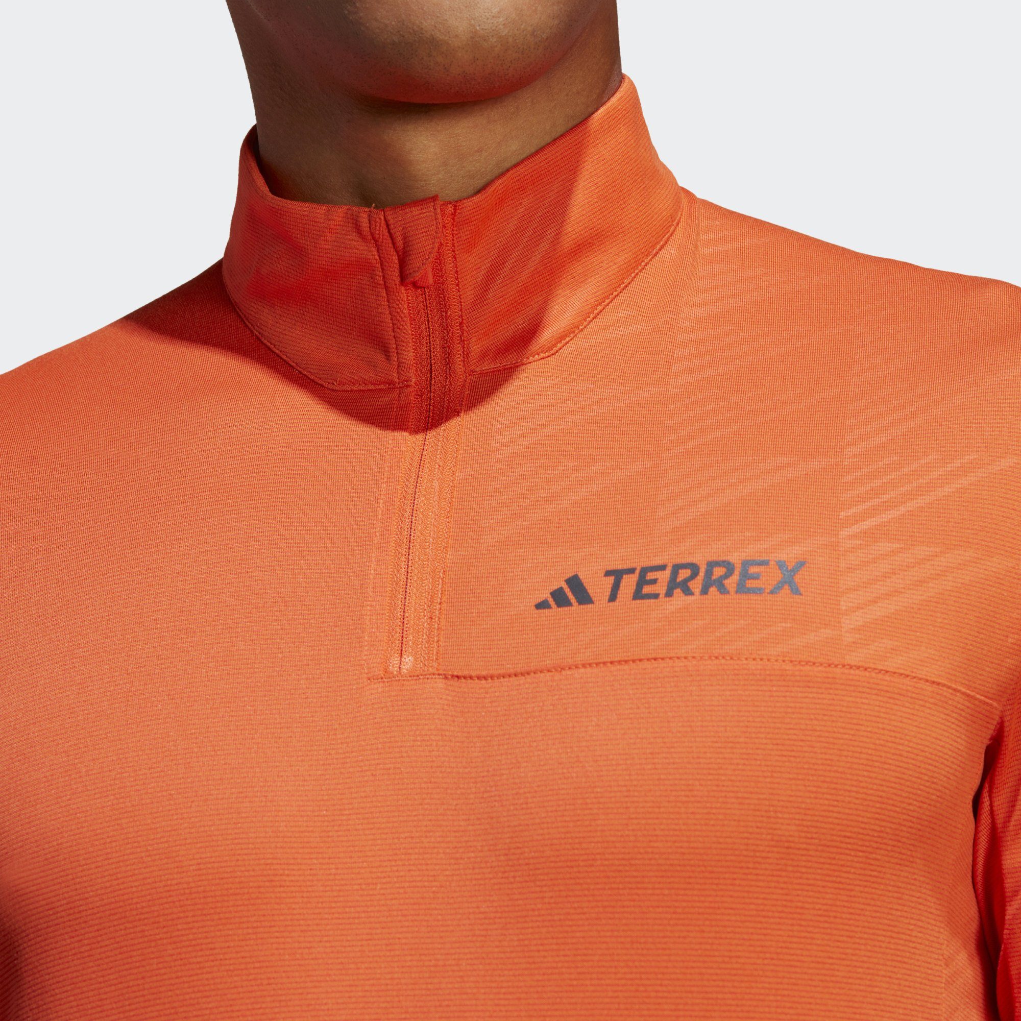 adidas TERREX Langarmshirt Orange TERREX Impact LONGSLEEVE MULTI HALF-ZIP Semi