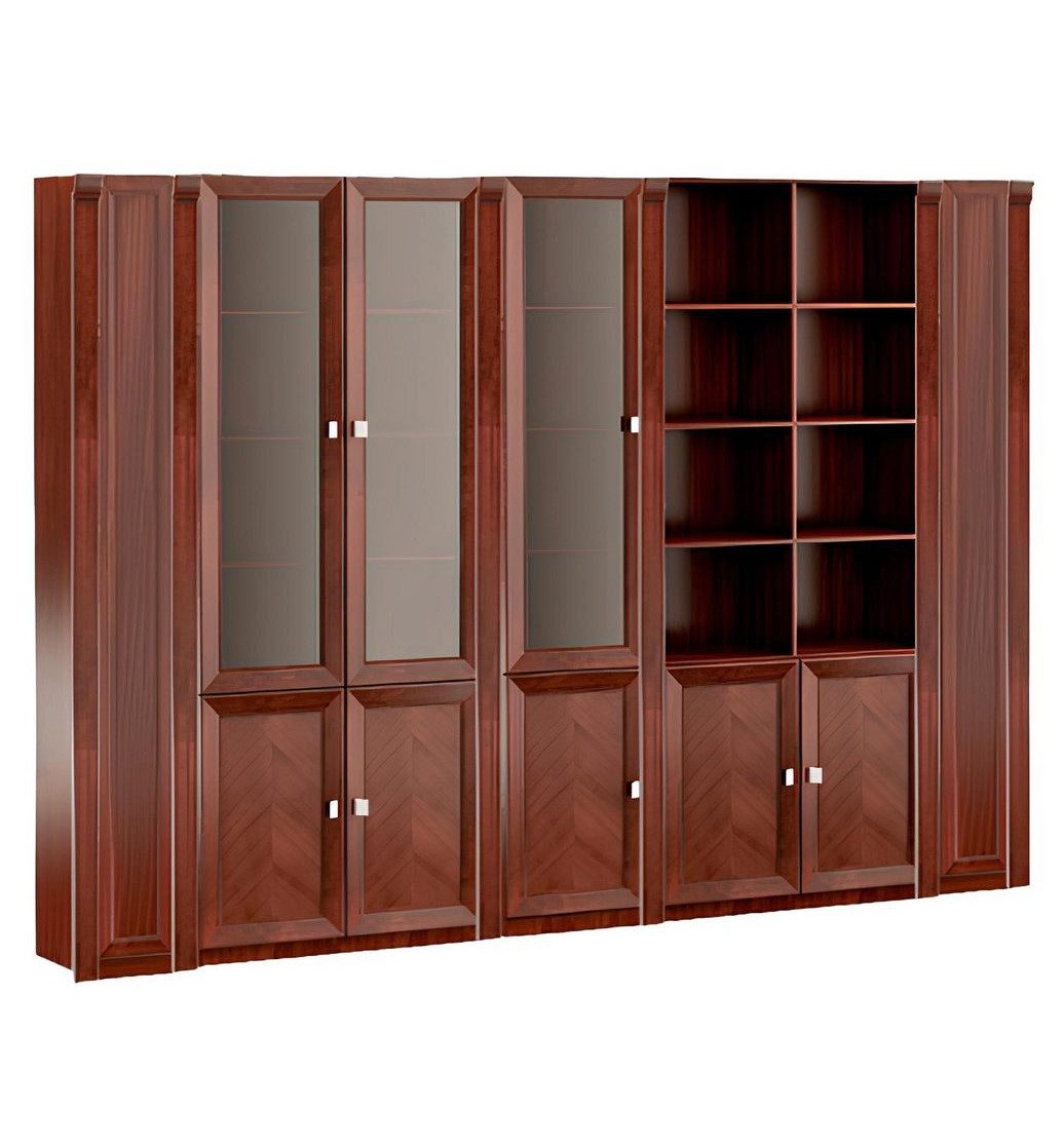 JVmoebel Aktenschrank Brauner Büroschrank aus Holz mit elegantem Design und Stauraum (Büroschrank) Made in Europa
