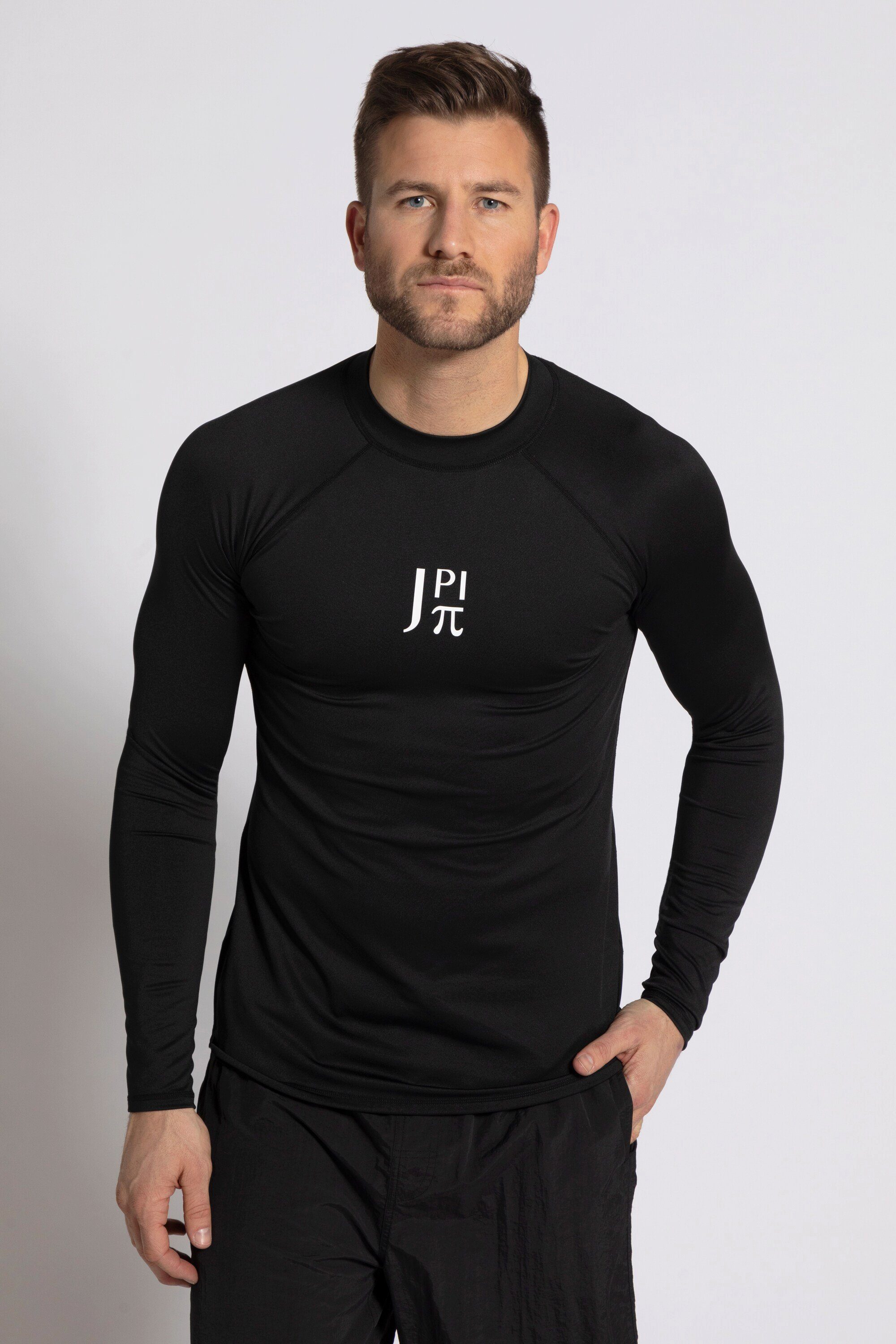 JP1880 T-Shirt Schwimm-Shirt Langarm UV-Schutz Stehkragen
