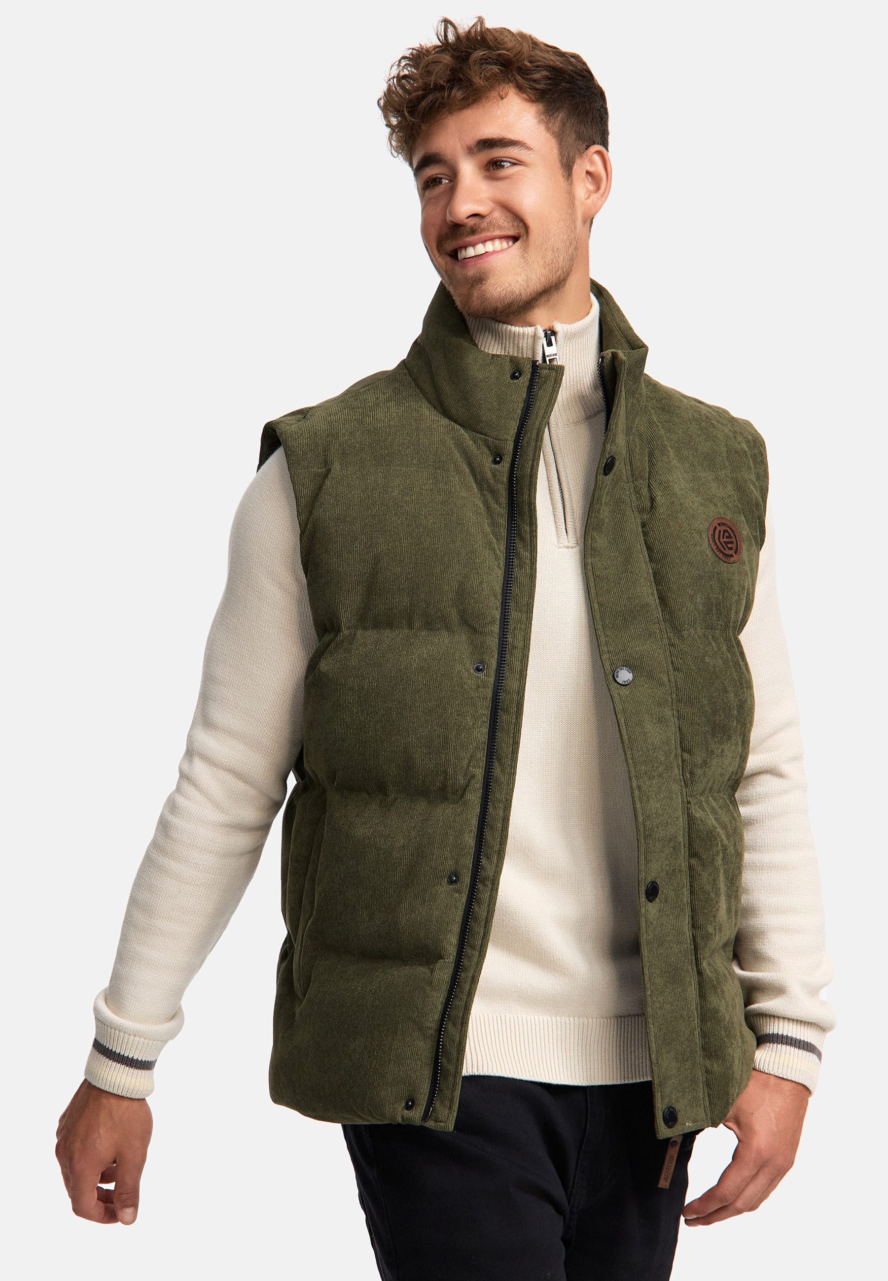 Indicode Steppweste Herren INCobbyn Weste Herrenweste Steppweste mit Reißve günstig online kaufen