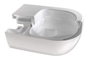 Aqua Bagno Tiefspül-WC »Spülrandlose Toilette Wand-WC Inkl. abnehmbaren«