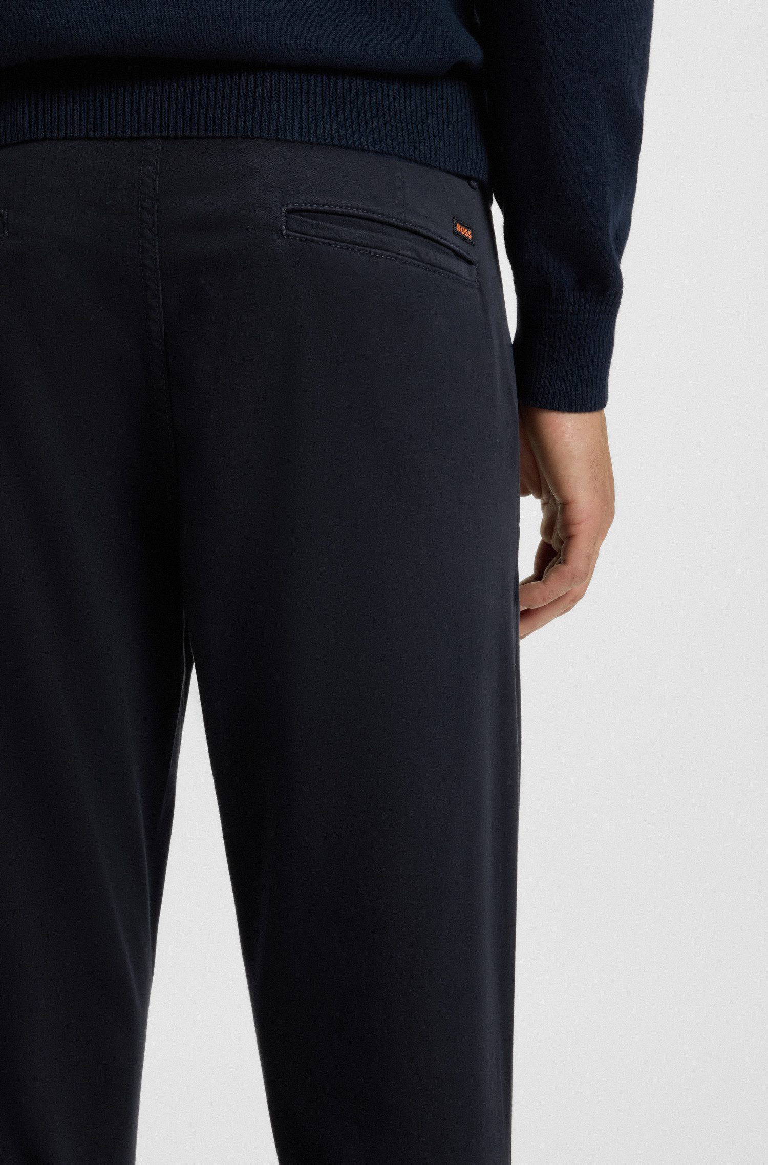 BOSS ORANGE Chinohose slim mit Gesäßtaschen