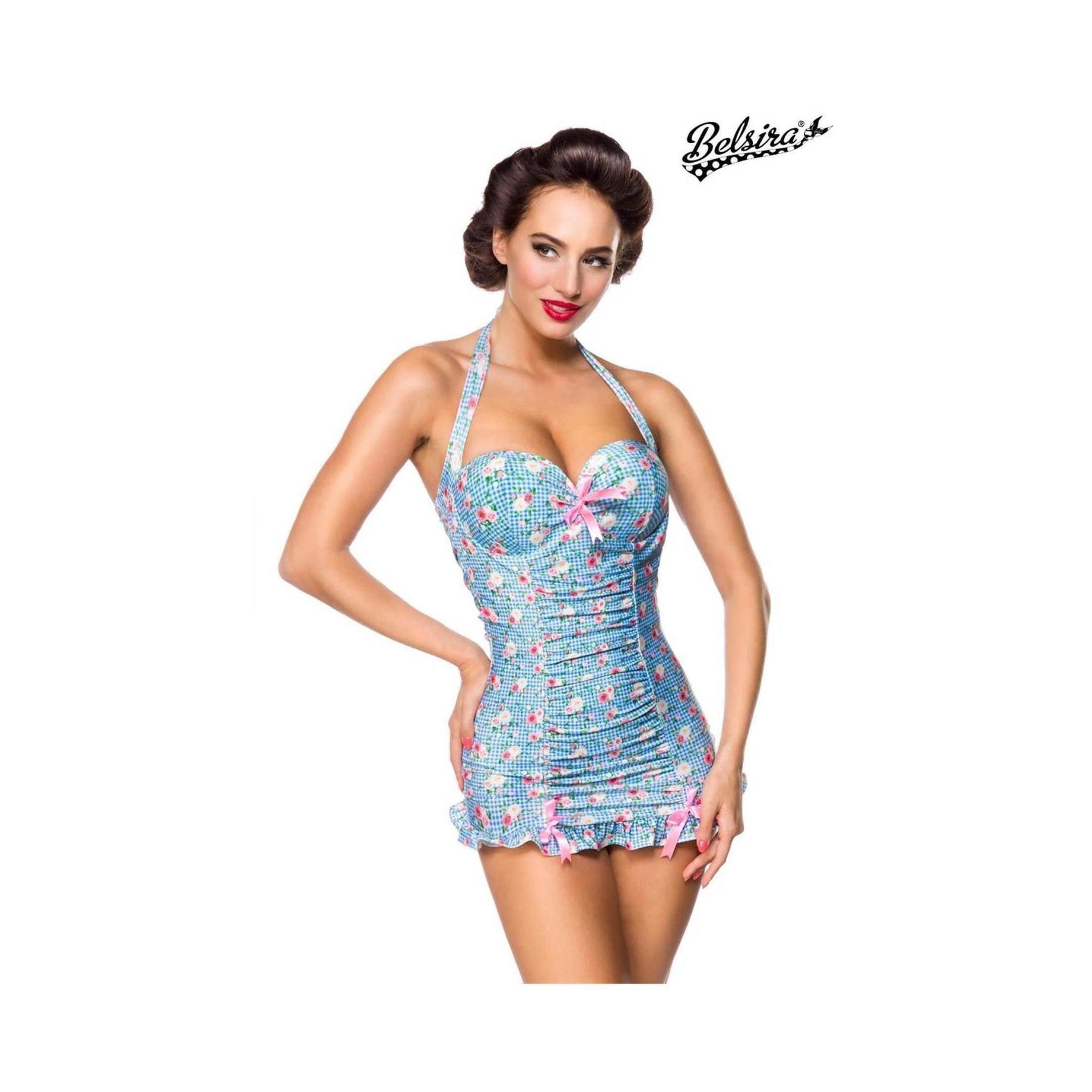 BELSIRA Badeanzug Belsira - Vintage Badeanzug - (2XL,3XL,L,M)