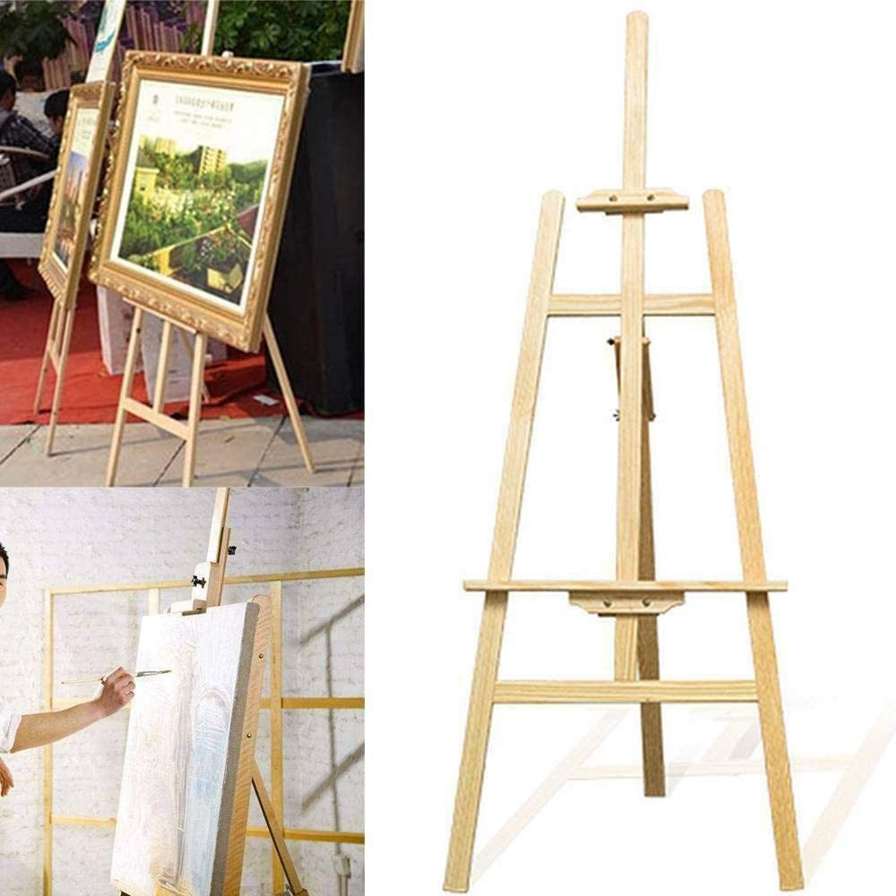 Youyijia Leinwandstaffelei Grand chevalet en bois réglable - Pour enfants et adultes