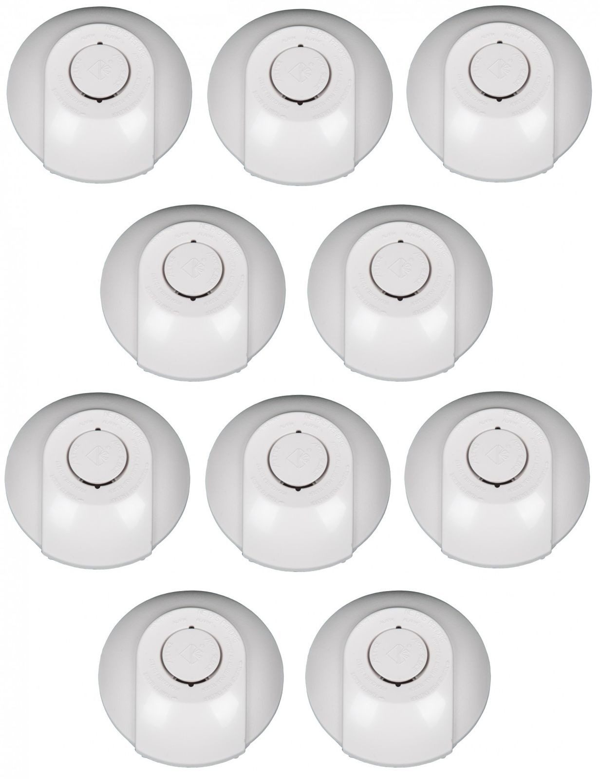BURI 10x Cordes Rauchmelder CC-5RS1 Rauchwarnmelder Vds Brandmelder Rauch CO-Melder