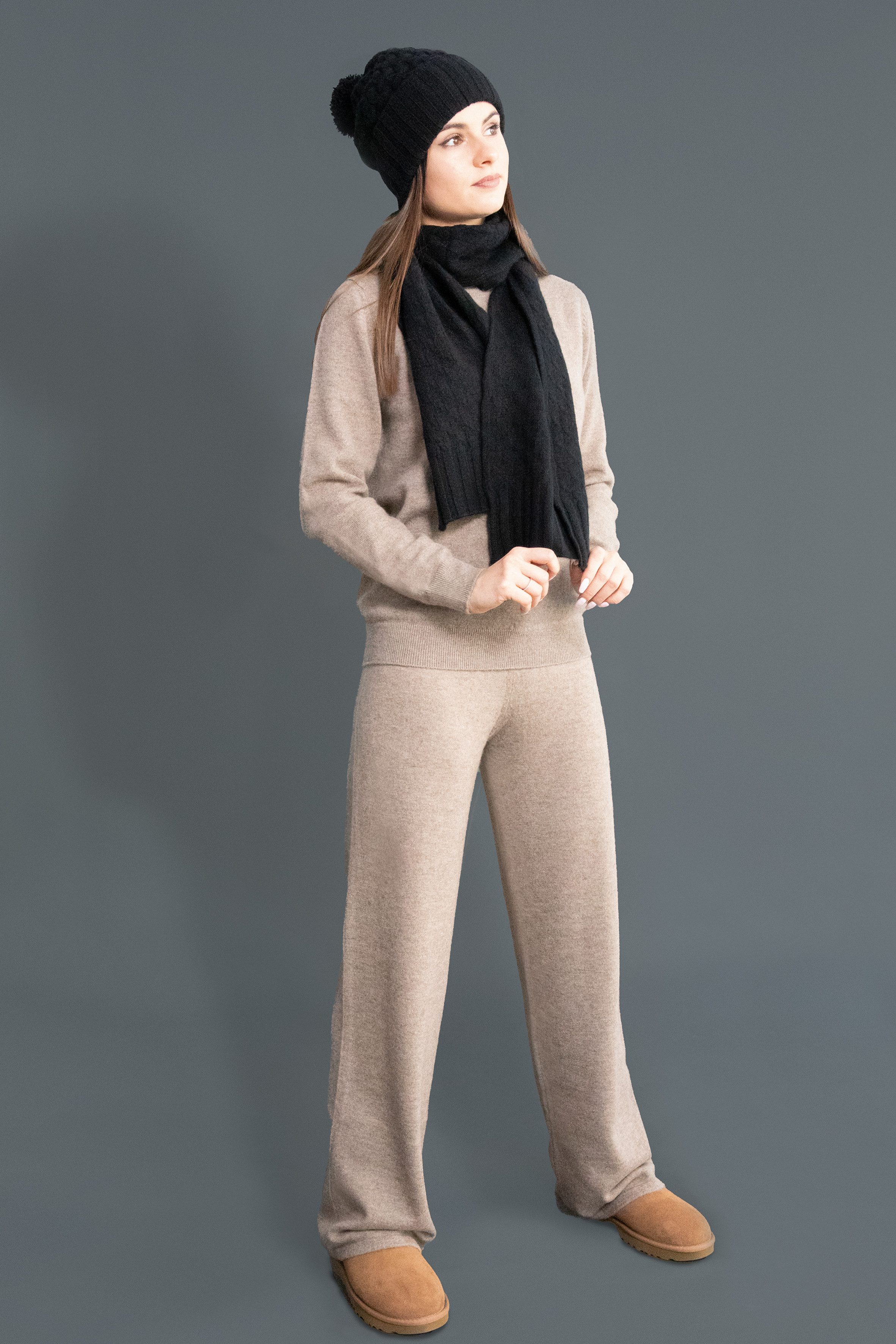 Ariun Kaschmirschal, markantes Rhombenmuster mit 3D-Effekt günstig online kaufen