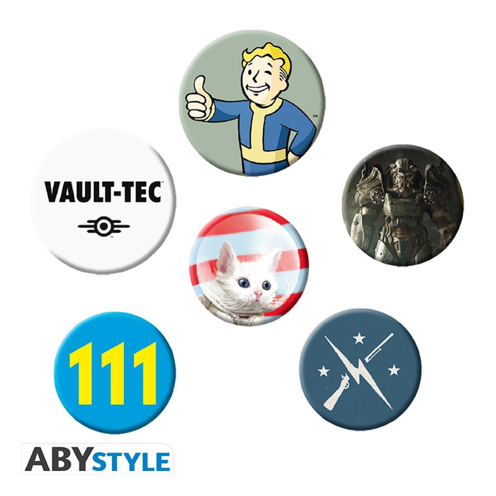 ABYstyle Pins FALLOUT - Badge Pack  Mix