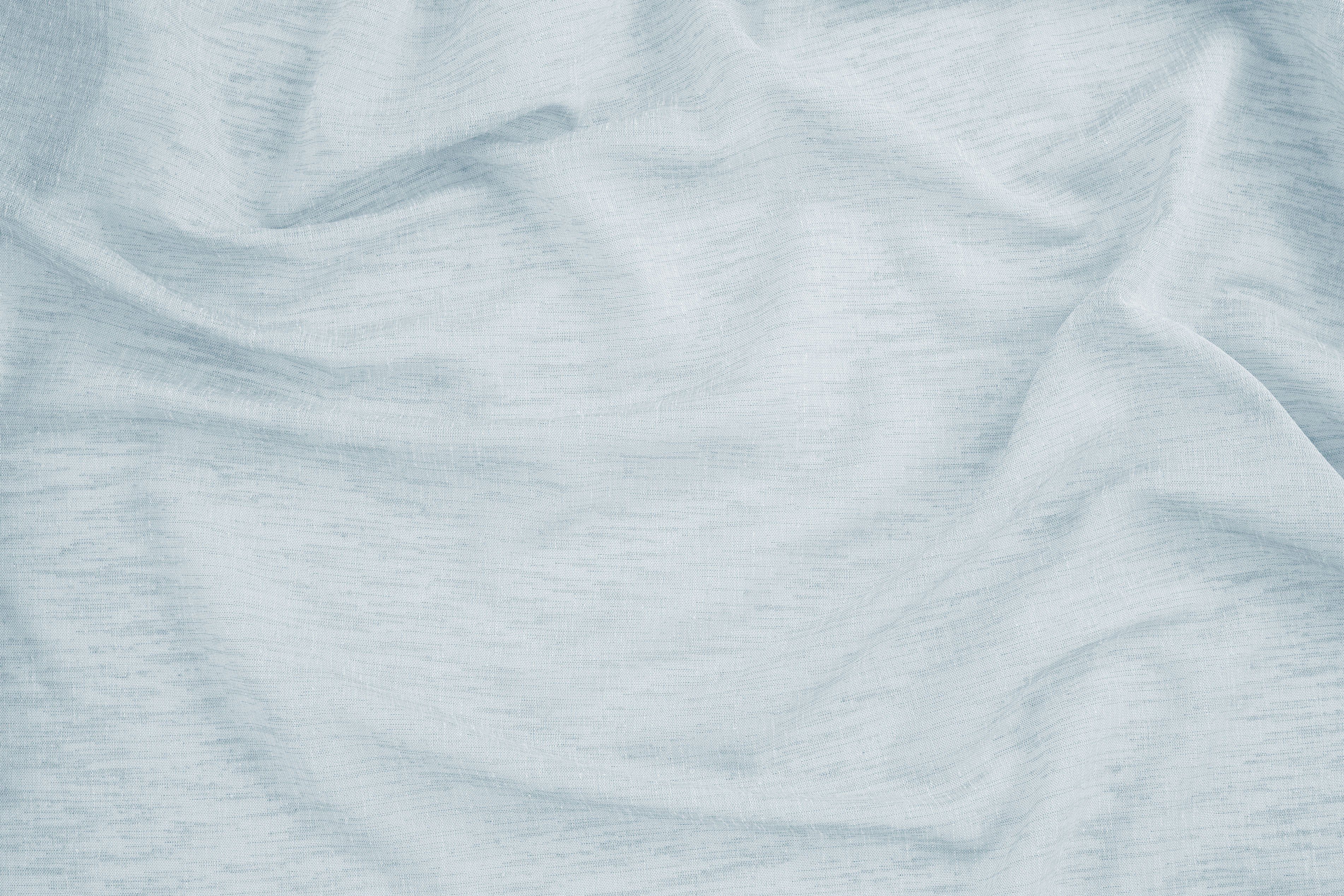 Bricoflor Transparenter  Vorhang mit Verdeckten Schlaufen Oskar Aqua günstig online kaufen