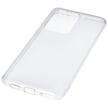 AccuCell Smartphone-Hülle Hülle passend für Samsung Galaxy S20 Ultra - transparente Schutzhülle