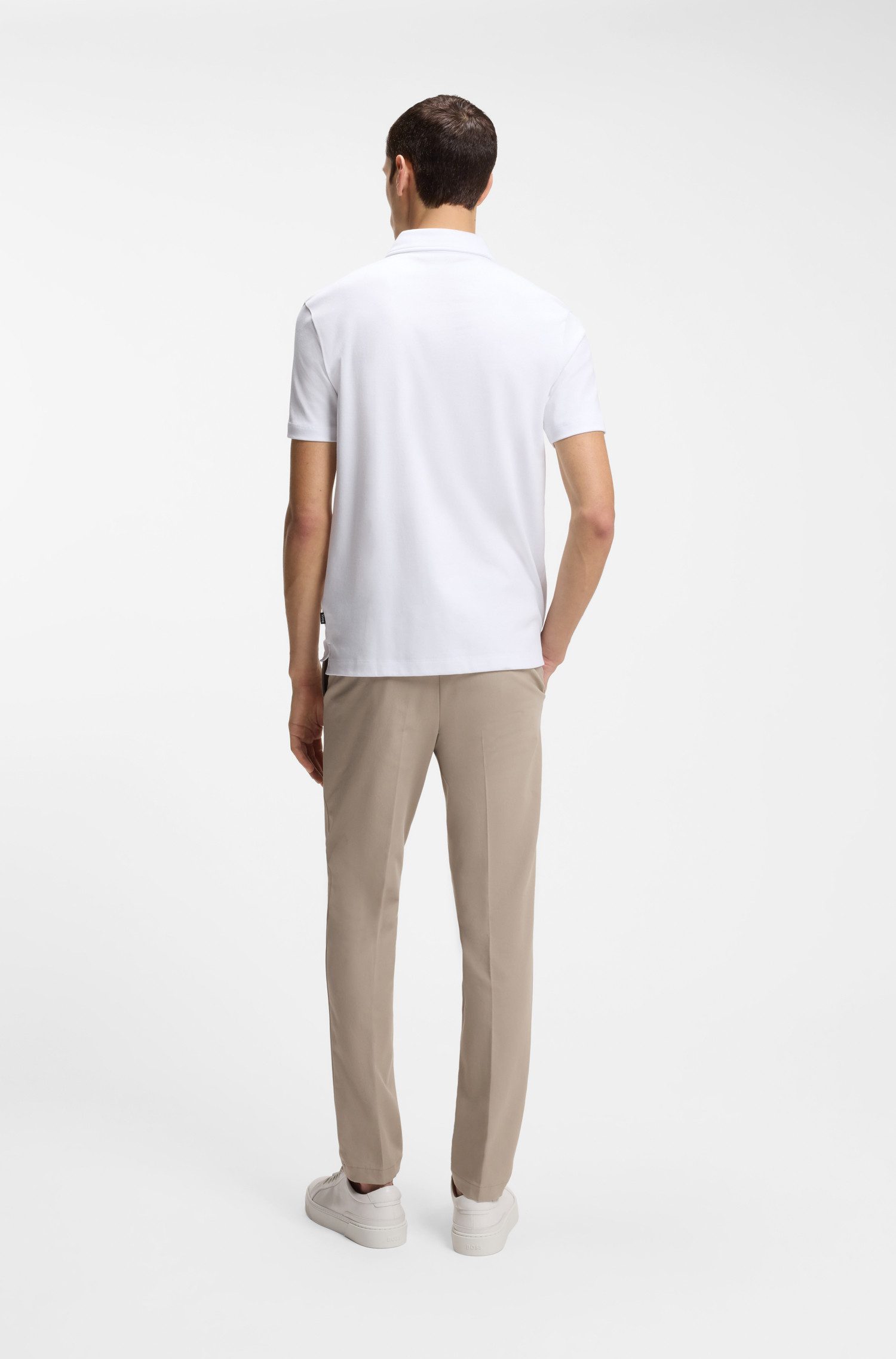 BOSS Poloshirt Palosh mit tonalem Logo, slim fit