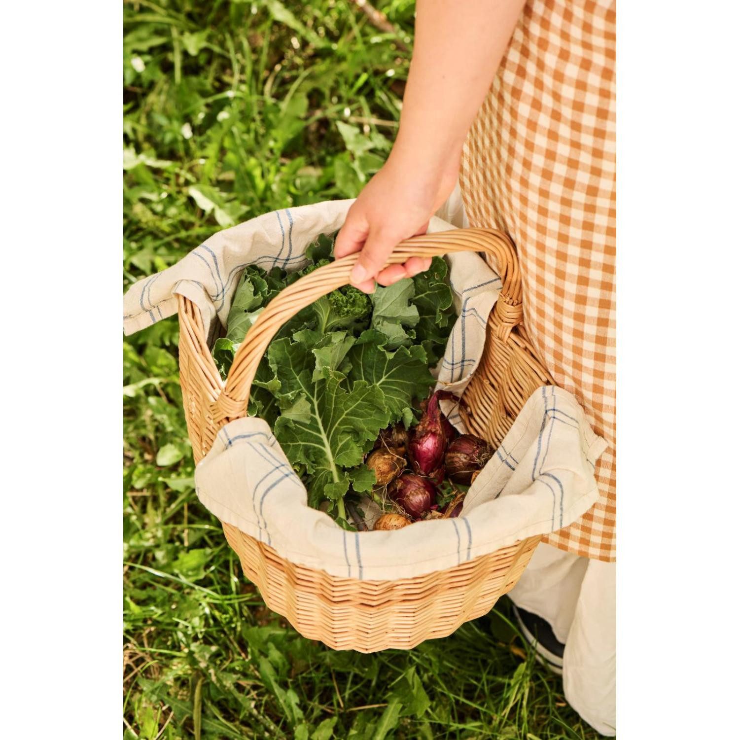 Ib Laursen Einkaufskorb Ib Laursen Korb Weide Natur (28x23x36 cm)