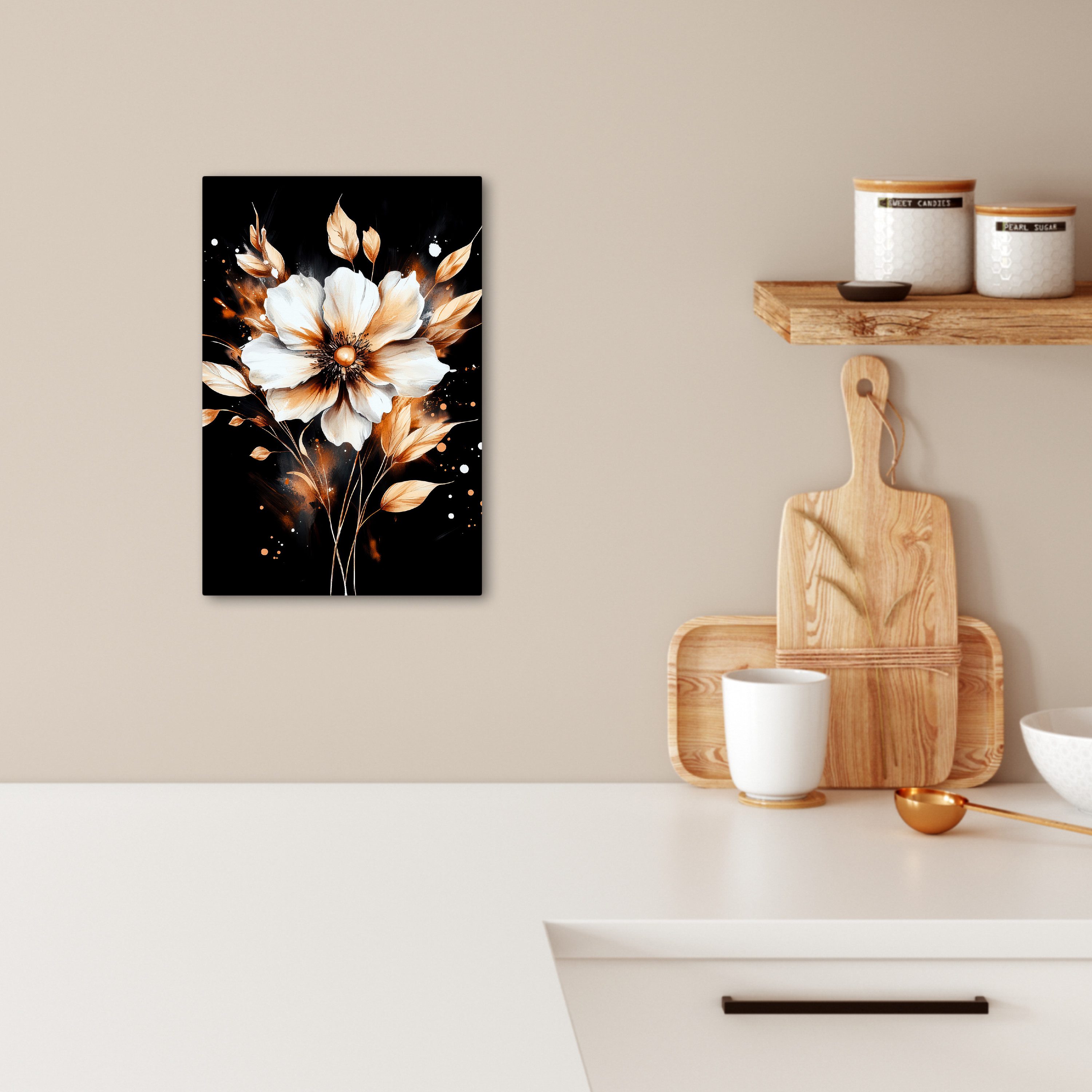 OneMillionCanvasses® Leinwandbild Blume - Farbe - günstig online kaufen