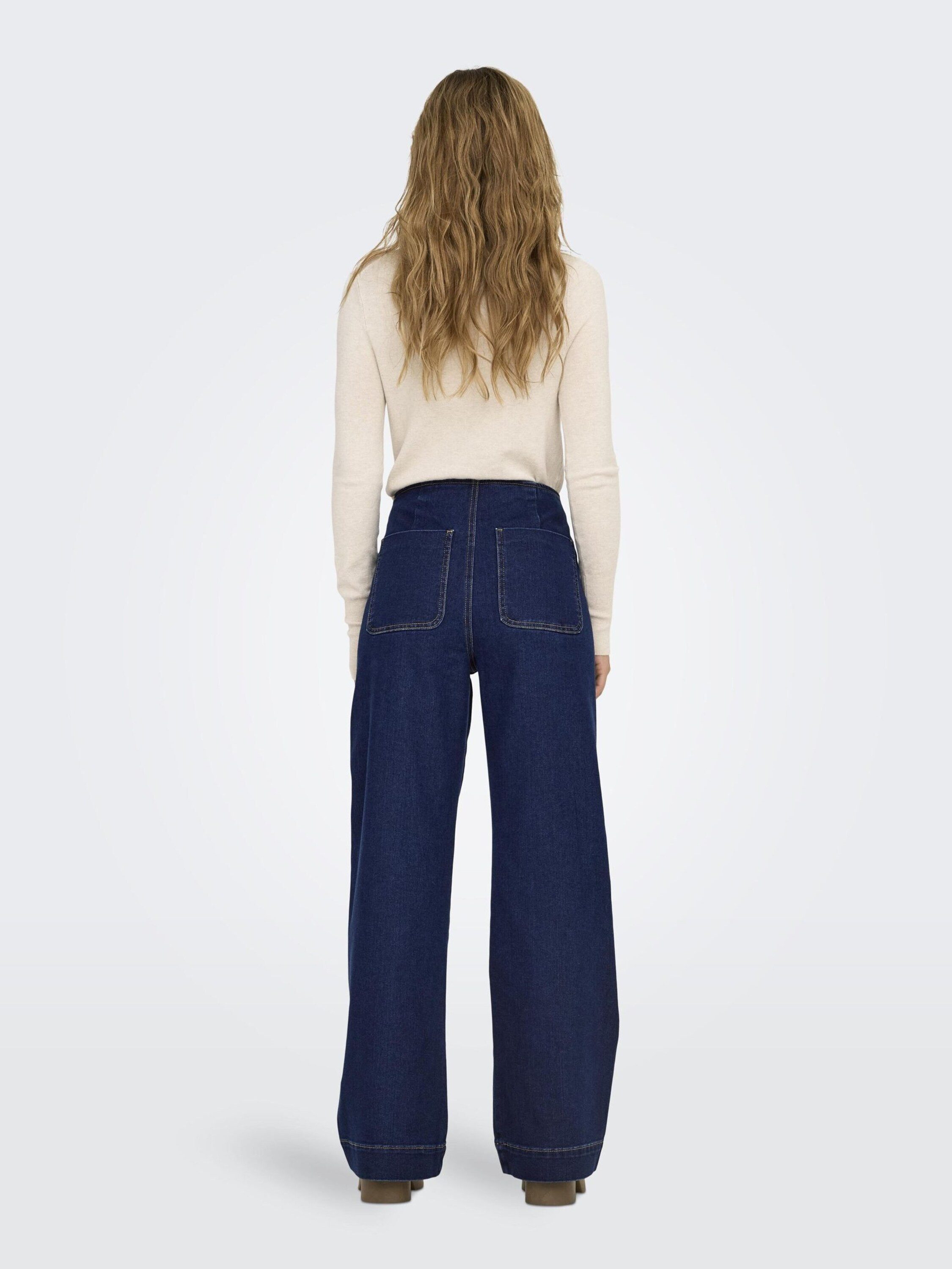 ONLY Weite Jeans ONLMadeline (1-tlg) Plain/ohne Details – Bild 2 von 5