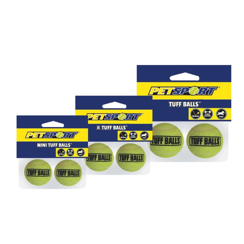Petsport Tierquietschie Tuff Balls 3,8 cm 2-Pack