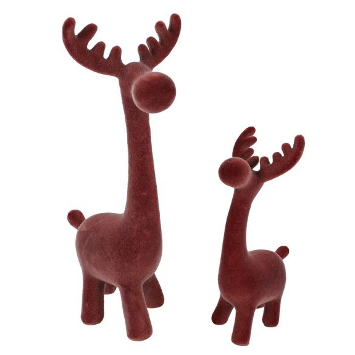 Macosa Home Dekofigur Deko Rentier 2er Set stehend Grün Braun od. Türkis 27 günstig online kaufen