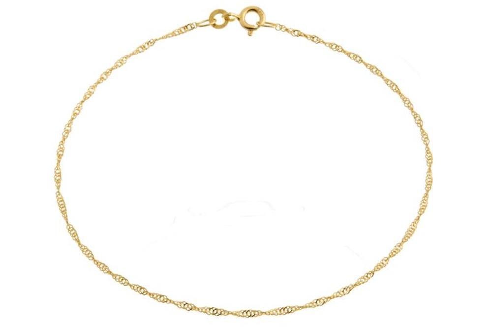 Silberkettenstore Goldarmband Singapurketten Armband 1,4mm - 333 Gold günstig online kaufen