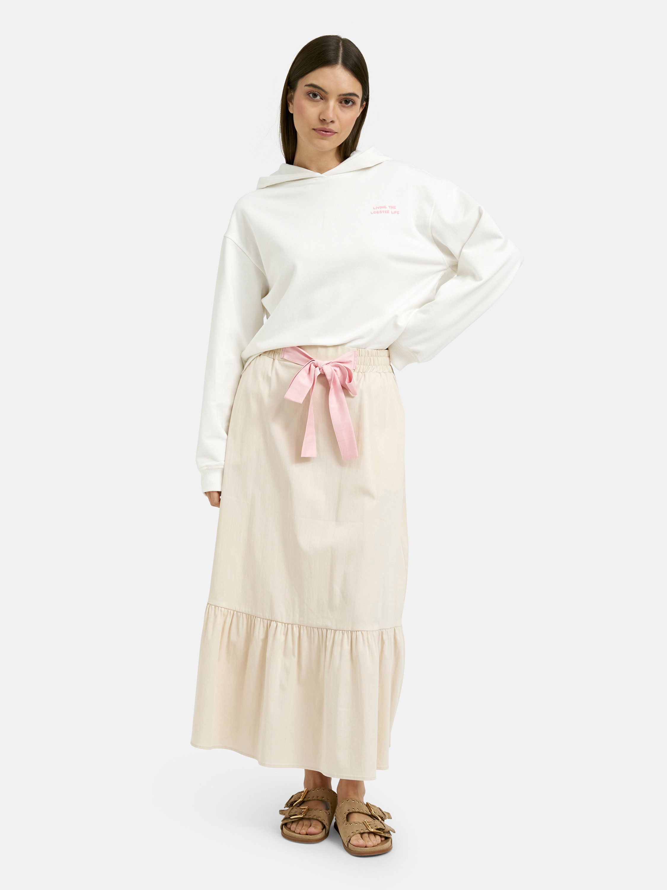 Smith & Soul Kapuzensweatshirt mit Rollsaum am Bund
