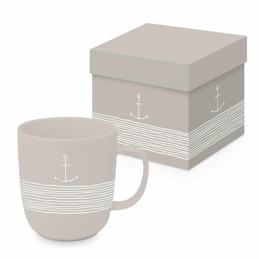 Mug 400 ml, Pure Anchor Tasse Matte New China taupe PPD Bone