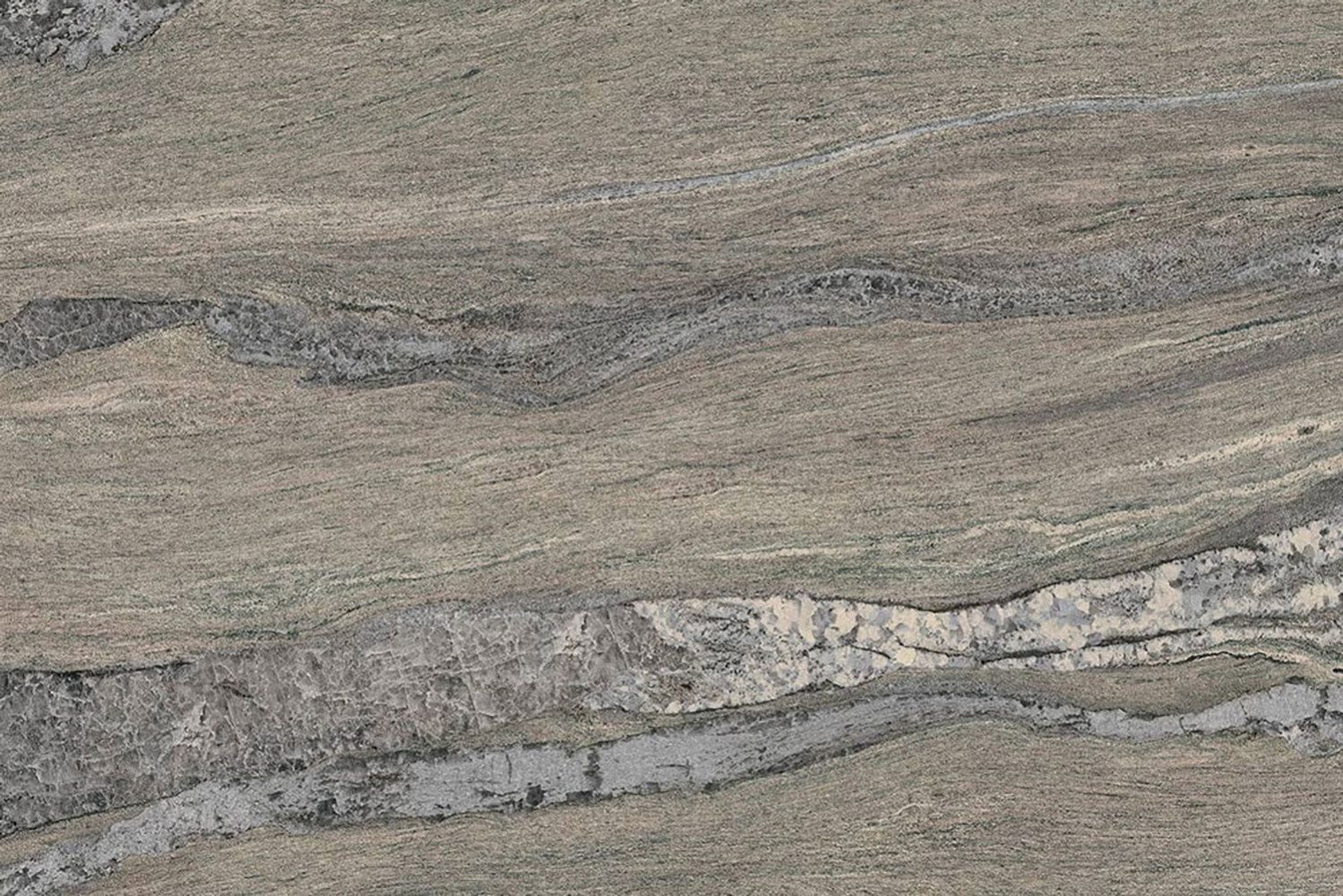 Feldmann-Wohnen Küche Unbekannt, (Arbeitsplatte), 210x357cm L-Form Magma Granitgrau