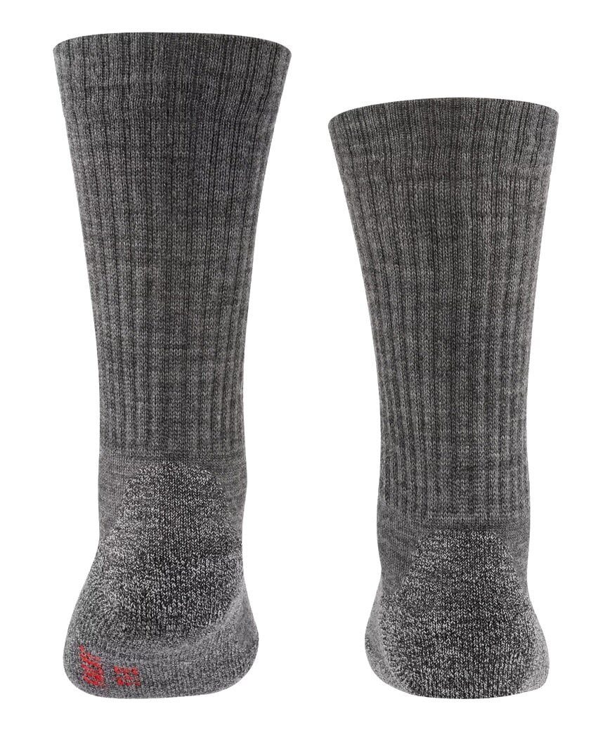 FALKE Socken Tagessocke Active Warm (wärmende Merinowolle) asphaltgrau Kinder