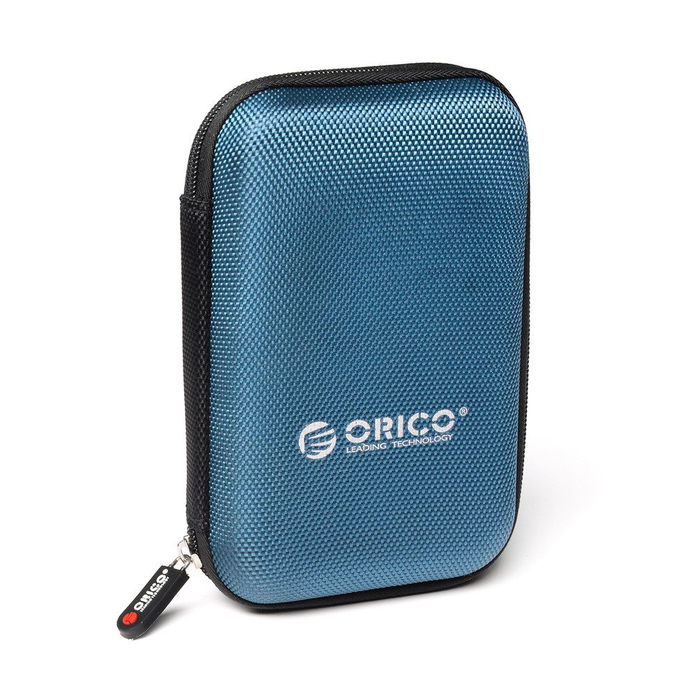 ORICO Festplattenhülle Orico PHD-25 Schutzhülle für 2,5"-Festplatten – blau, stoßfest, wasserabweisend, staubdicht, antistatisch