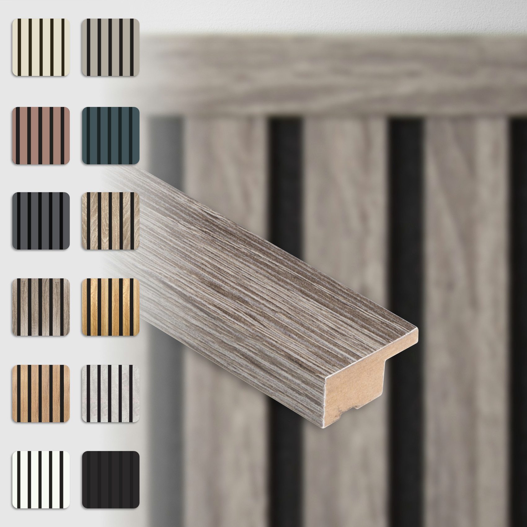 Hexim Wanddekoobjekt APA07 (Abschlussleiste 275x2,7cm passend für unsere Ak günstig online kaufen