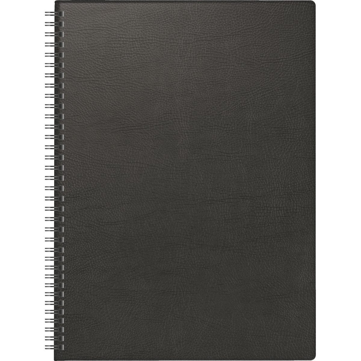 BRUNNEN Buchkalender Buchkalender 781 21x29,7cm 1 Woche/2 Seiten schwarz 2026