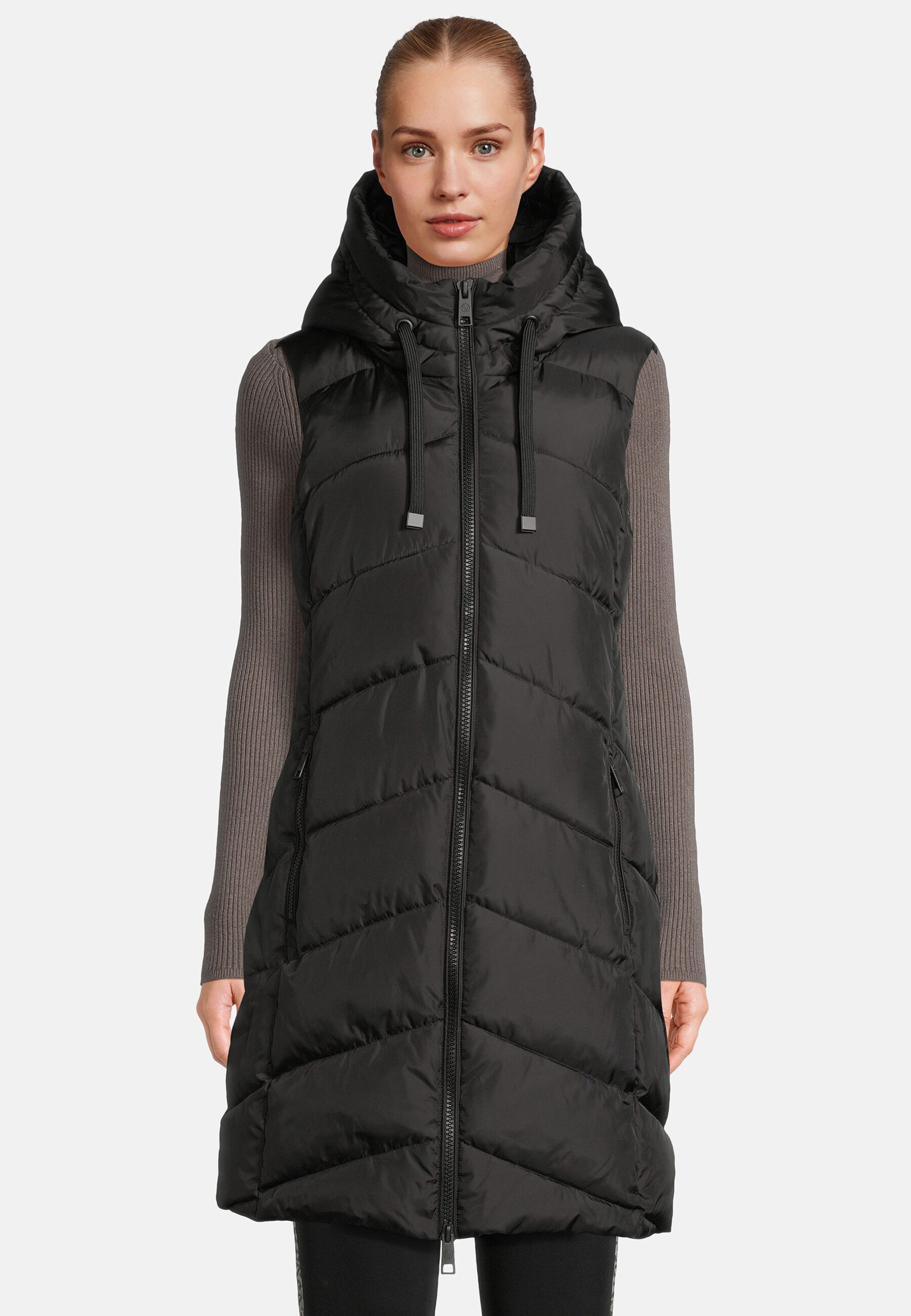 New View Steppweste TM3 mit weitenregulierbarer Kapuze günstig online kaufen