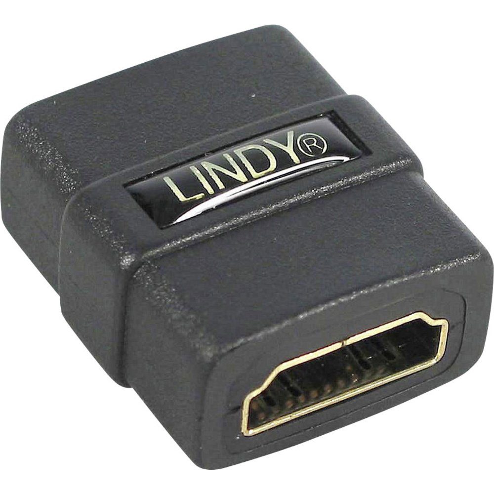 LINDY 41230 HDMI Adapter [1x HDMI-Buchse - 1x HDMI-Buchse] Schwarz TV-Adapter