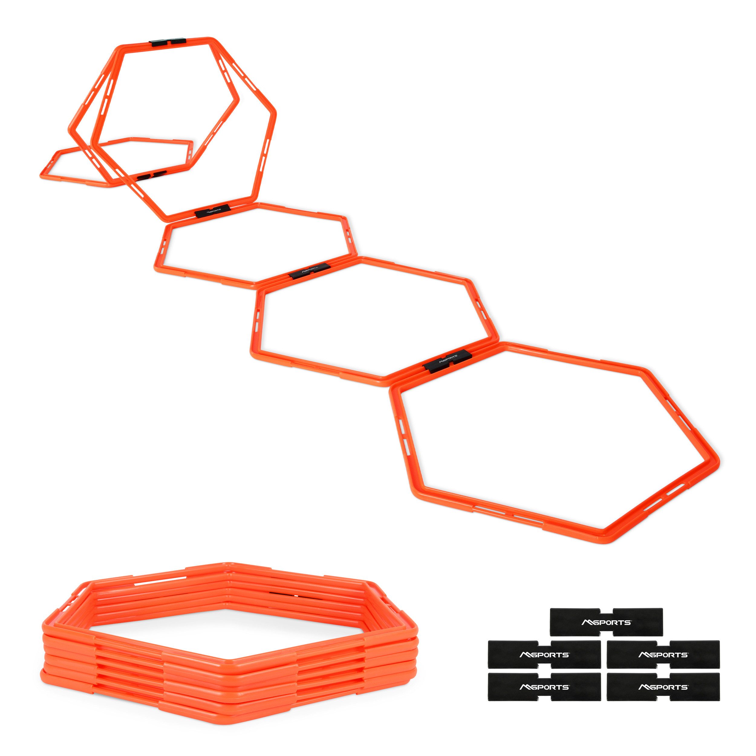 MSports® Koordinationsleiter Koordinationsleiter Sprossen Fußball Trainings-Leiter 3m