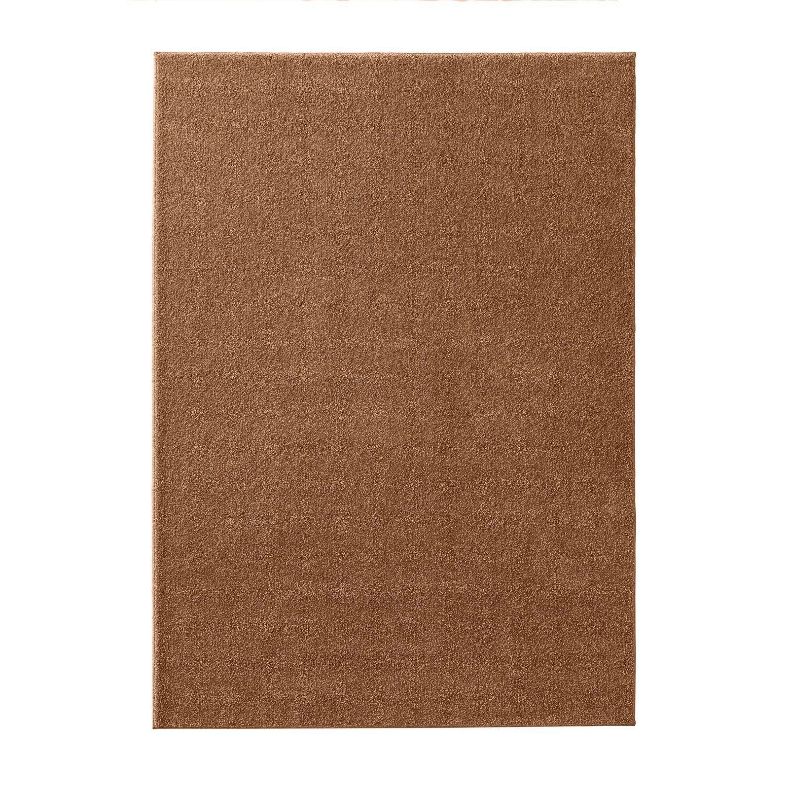 TaraCarpet Teppich Kurzflor-Frisee-Teppich Madrid Uni, rechteckig, günstig online kaufen