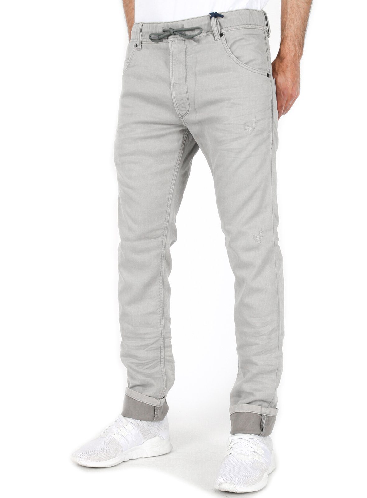 Diesel Tapered-fit-Jeans Regular Stretch JoggJeans Grau - Krooley R468T