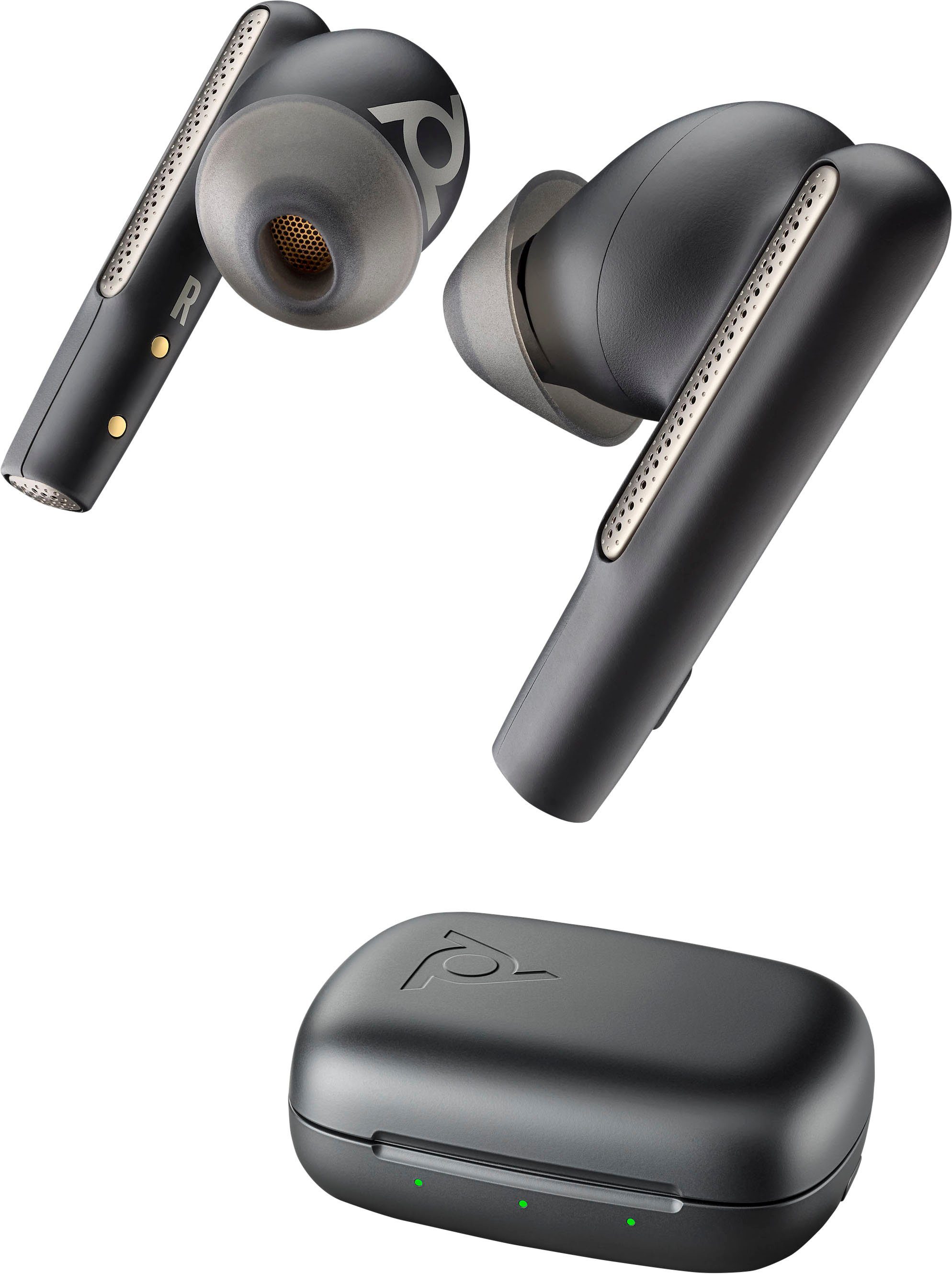 Poly Noise USB-C/A) wireless (Active 60 (ANC), In-Ear-Kopfhörer Cancelling Free Voyager
