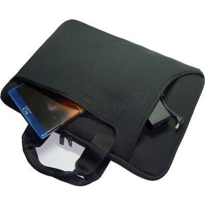 Gravidus Laptoptasche Neopren Notebooktasche Laptoptasche 15 6" mit Reißverschluss & Griff